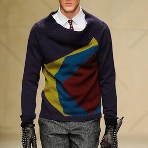 Burberry Prorsum Cashmere Sweater Cowl Neck